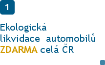 Ekologická likvidace autovraků ZDARMA - celá ČR